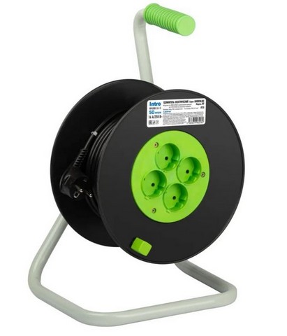 Удлинитель силовой на катушке RP4500 50м без заземления 4 розетки ПВС 2х1.5ммImage_071 Удлинитель силовой на катушке RP4500 50м без заземления 4 розетки ПВС 2х1.5ммImage_071