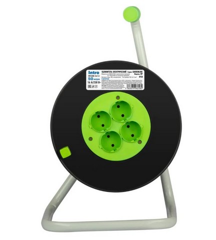 Удлинитель силовой на катушке RP4500 50м без заземления 4 розетки ПВС 2х1.5ммImage_193 Удлинитель силовой на катушке RP4500 50м без заземления 4 розетки ПВС 2х1.5ммImage_193